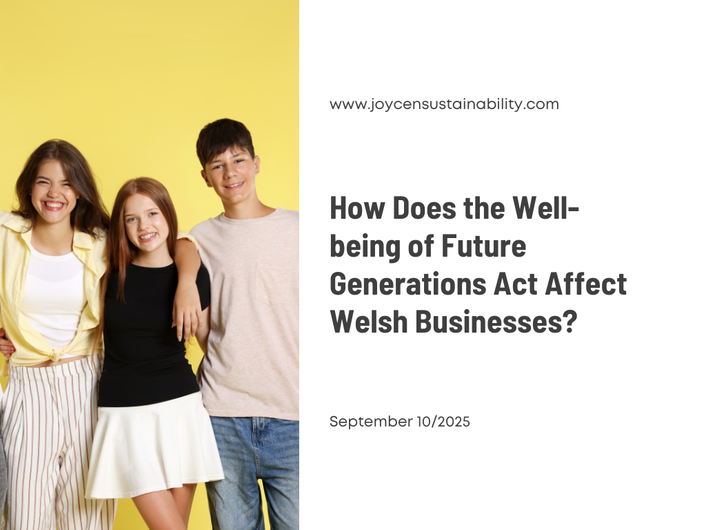 How Does the Well-being of Future Generations Act Affect Welsh Businesses?